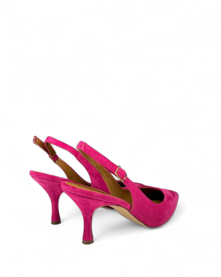 Slingback Vera Camoscio Fucsia