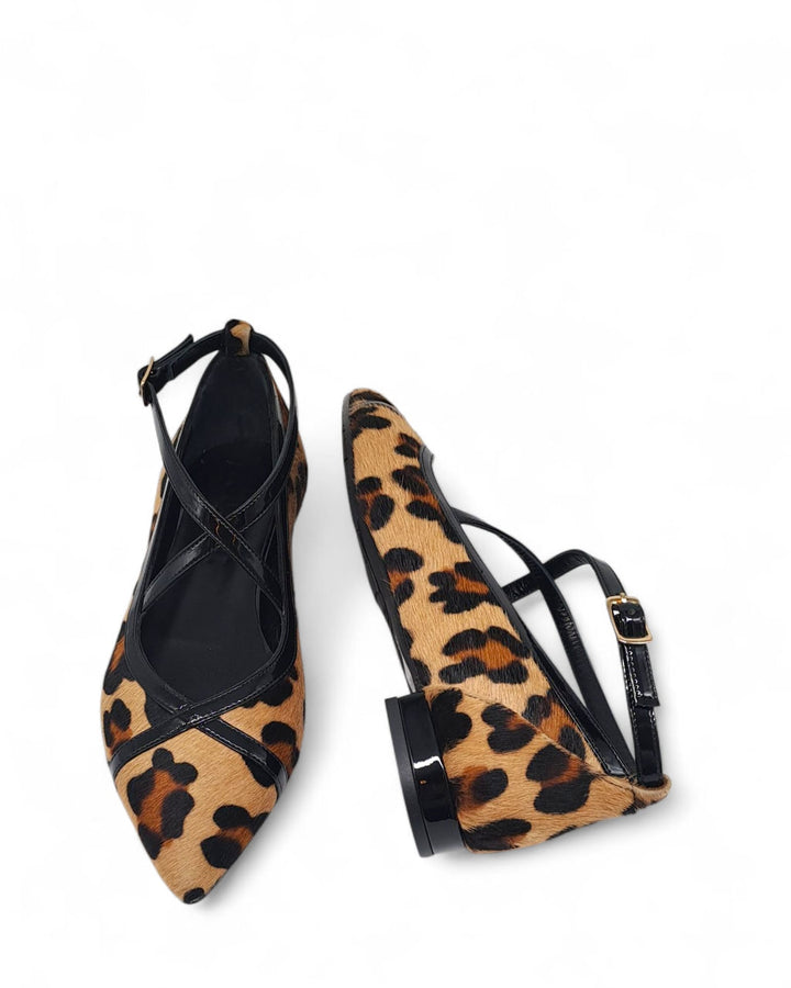 Ballerina Cortina  Cavallino Leopard / Nero