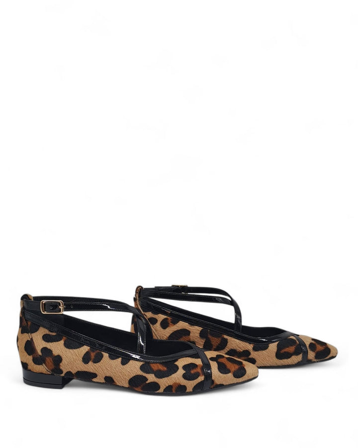 Ballerina Cortina  Cavallino Leopard / Nero