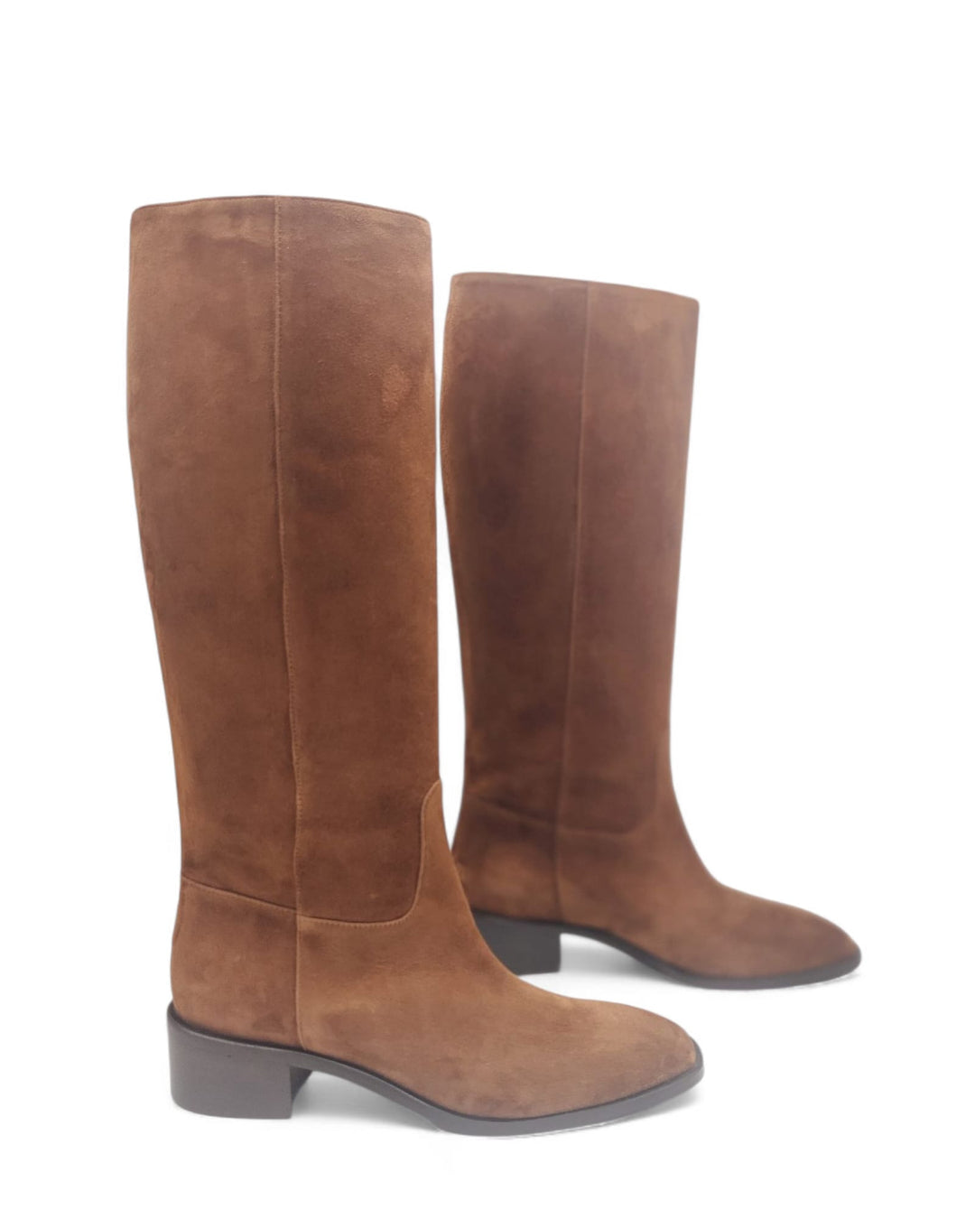 Stivali Chloe Camoscio Sigaro