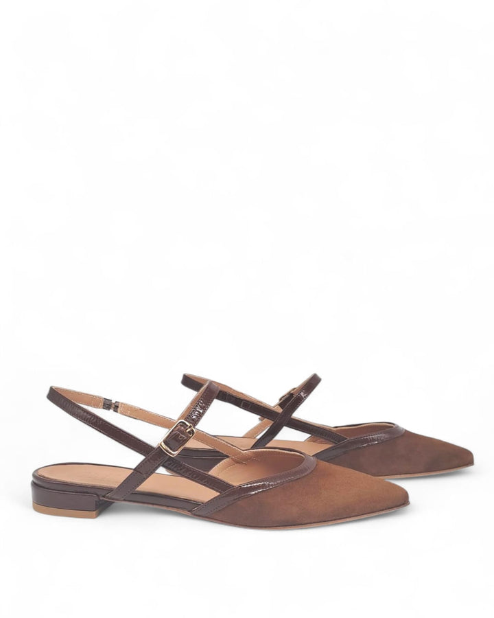 ChiMar Rafia Slingback Beige/Black