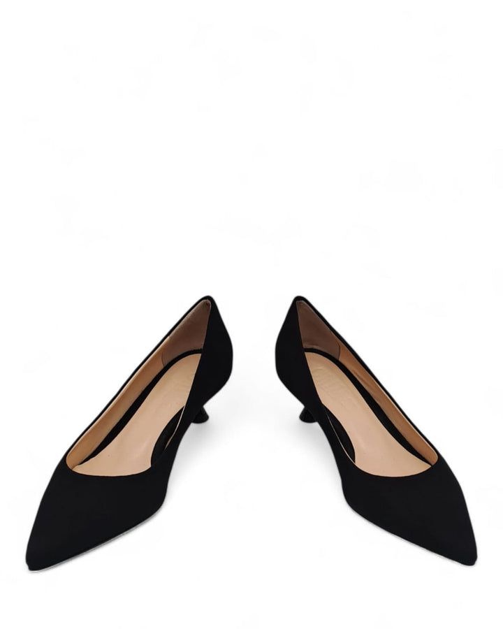 Décolleté Lara Camoscio  Nero