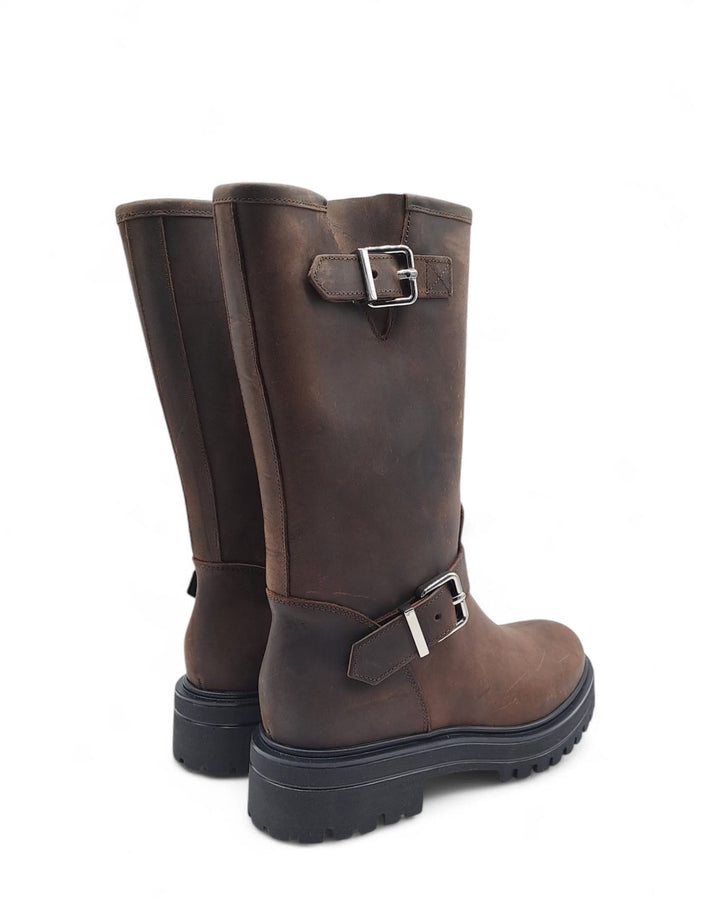 Biker Dolomiti  Pelle Anticata Testa di Moro