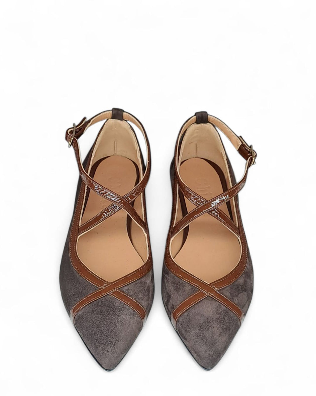 Ballerina  Cortina  Camoscio Testa di Moro