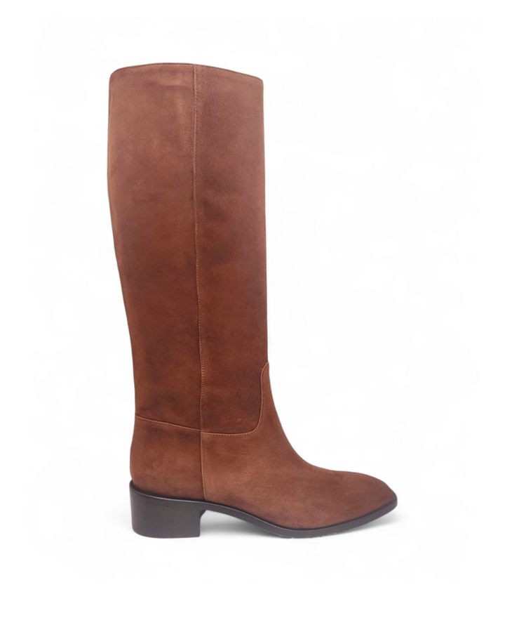 Stivali Chloe Camoscio Sigaro