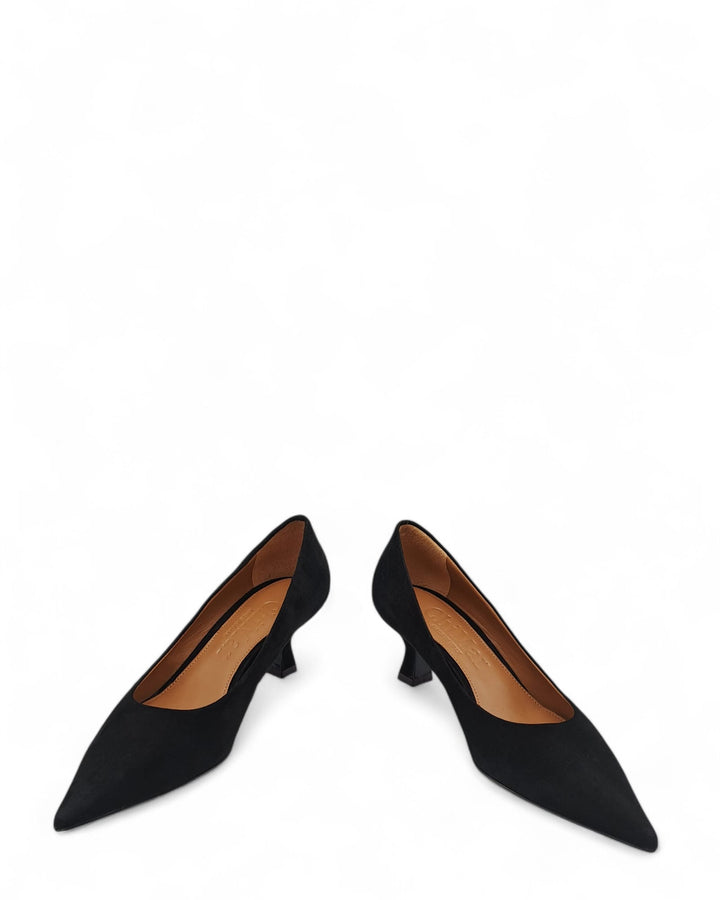 Décolleté Lecce  Camoscio  Nero