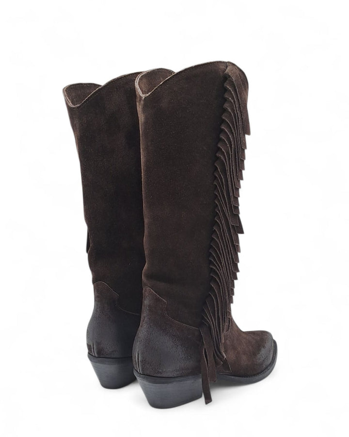 Texano Dallas Frange  Camoscio Testa di Moro