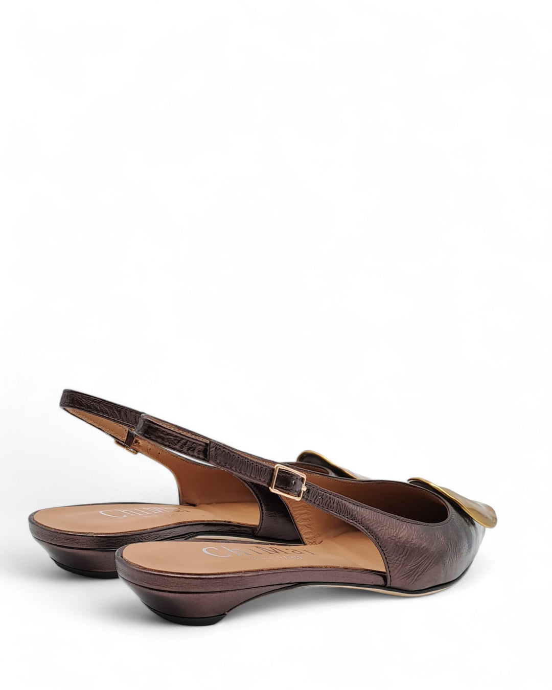 Slingback Elena Laminato  Boemia Testa di Moro