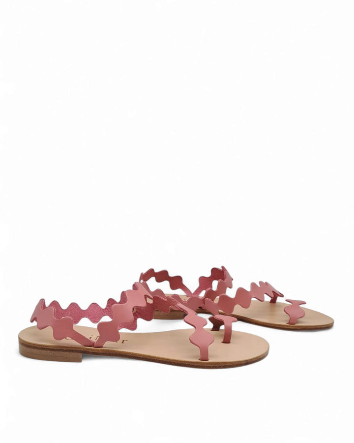 Sandalo Onda Vacchetta Rosa