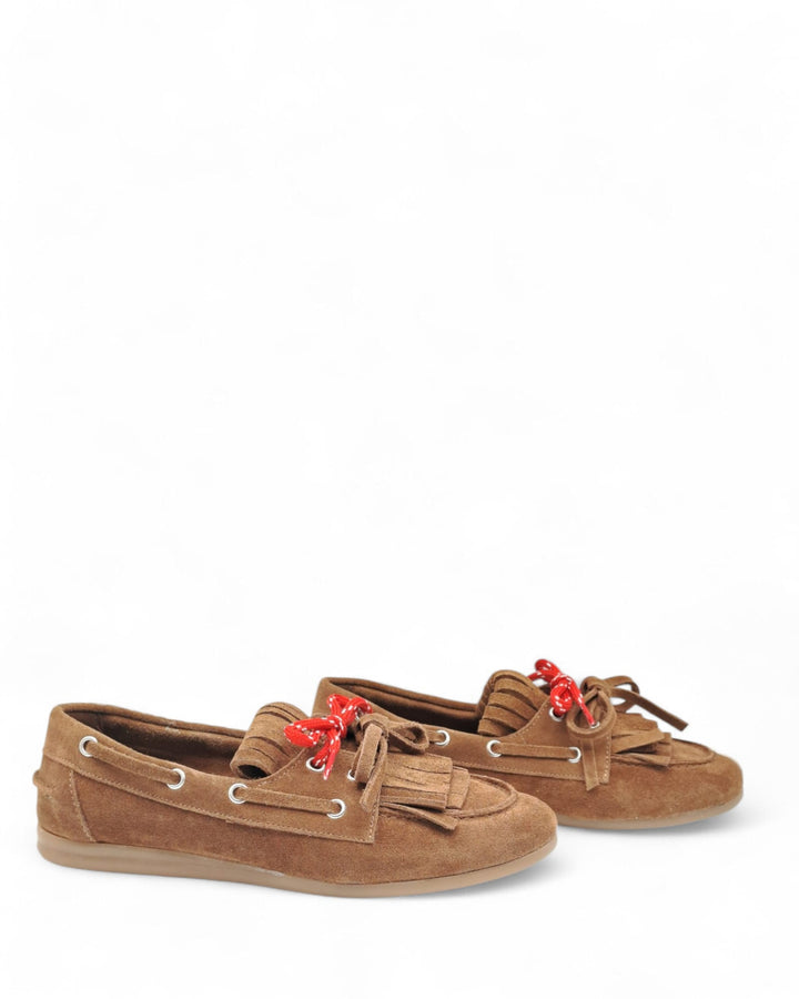 Manal Tassel Moccasin Suede TDM