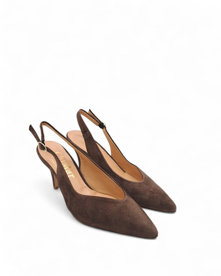 Slingback  Rebecca Camoscio Testa di Moro " 28 "