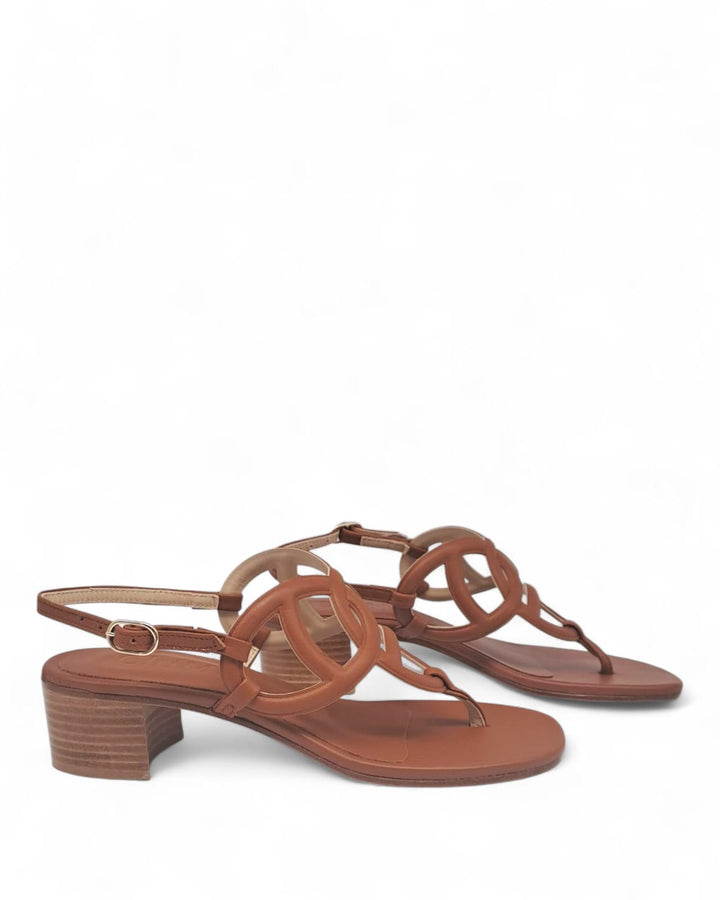 Sandalo Silvia T4  Nappa Cuoio
