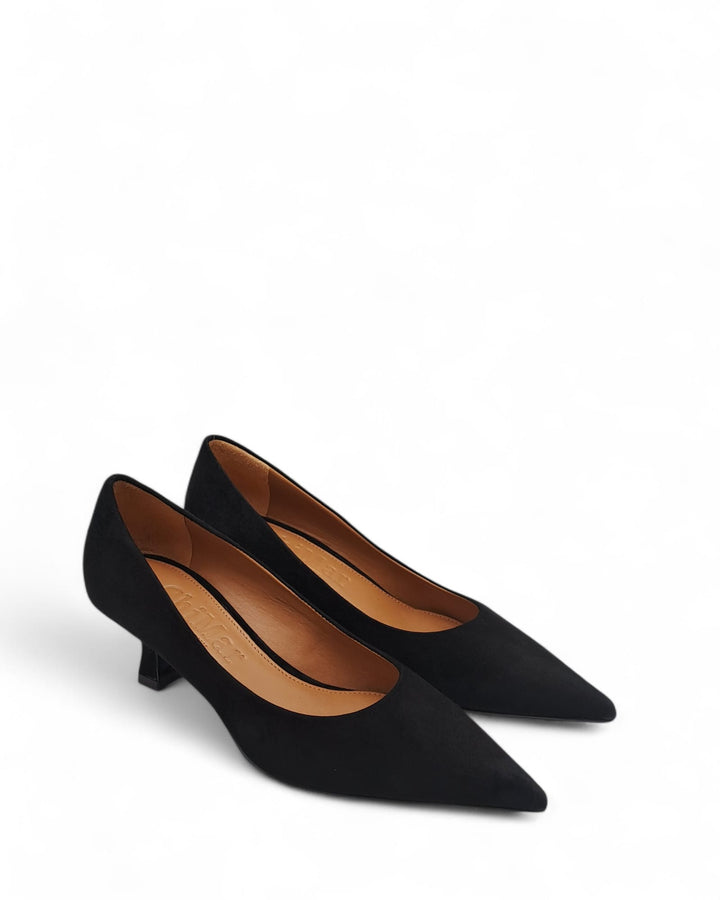 Décolleté Lecce  Camoscio  Nero