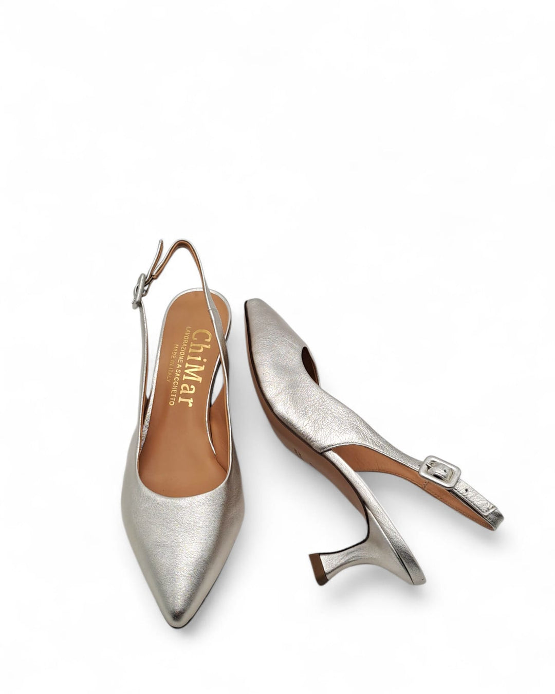 Slingback Diletta Wash Milk Nero  T5,5s