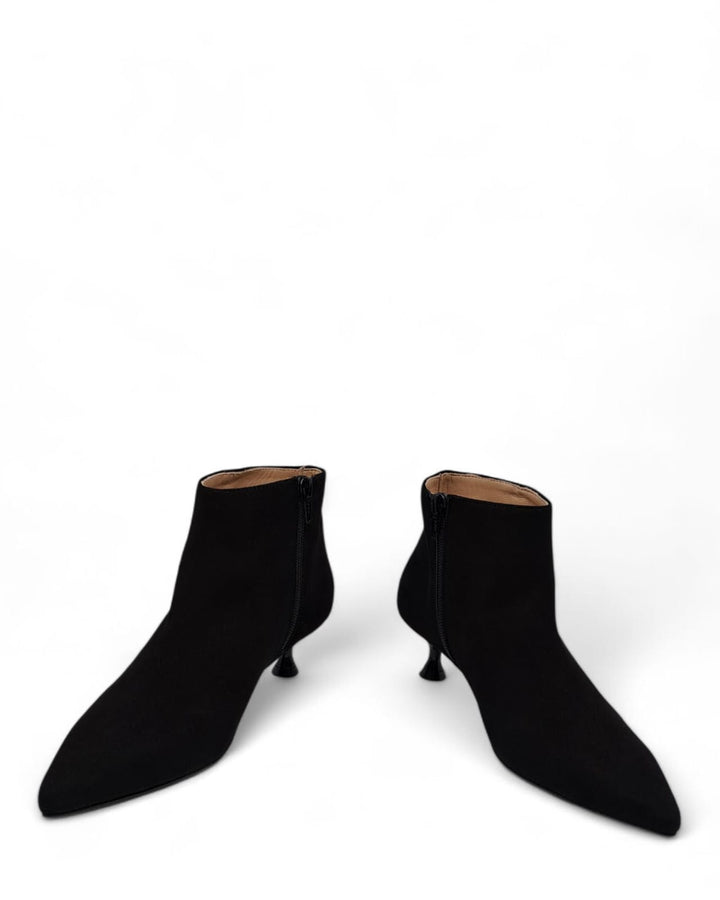 Tronchetto Elisa Camoscio  Nero