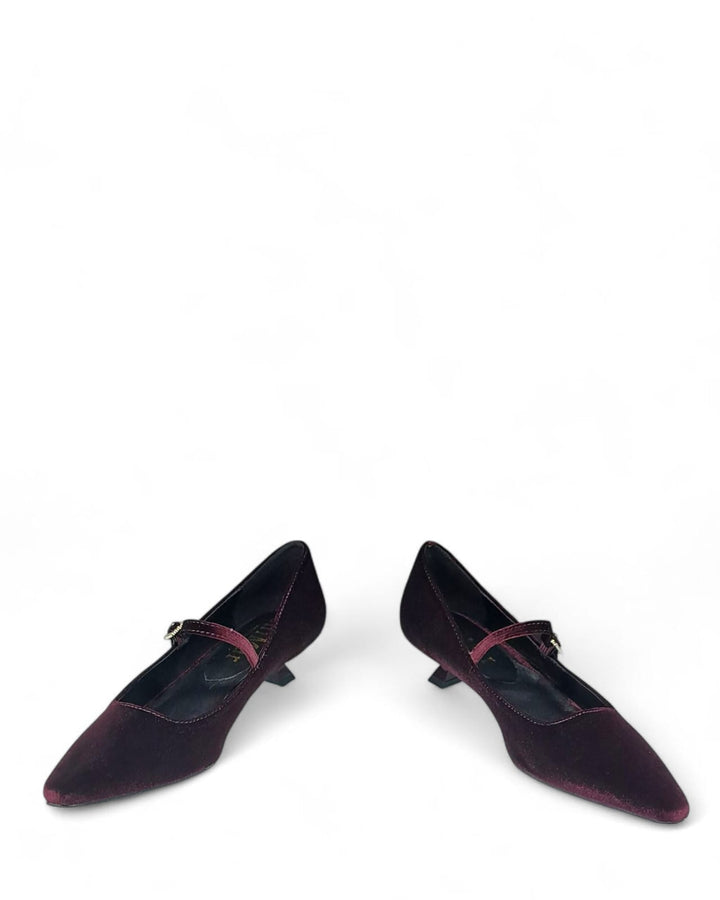 Mary Jane Siviglia Velluto Vinaccia