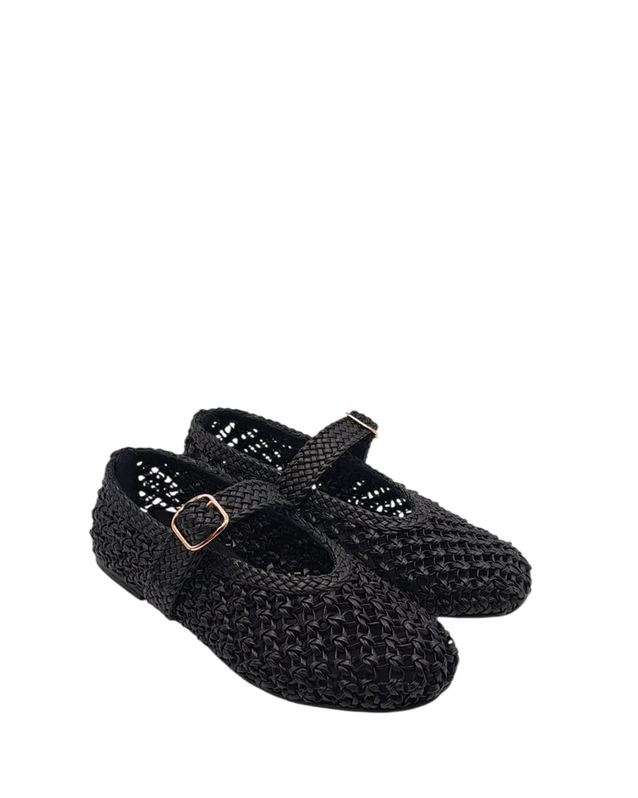 Ballerina Flavia Black Weave