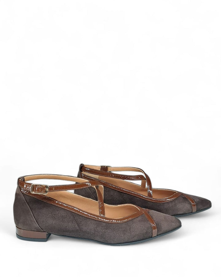 Ballerina  Cortina  Camoscio Testa di Moro