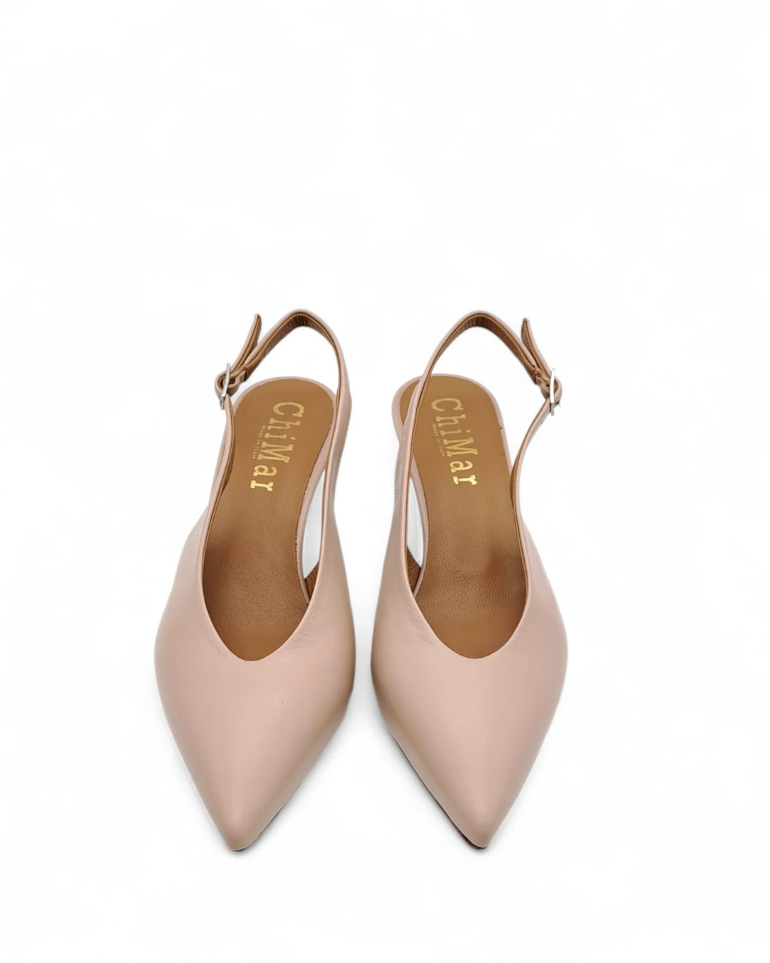 Slingback Sara Nappa Nude