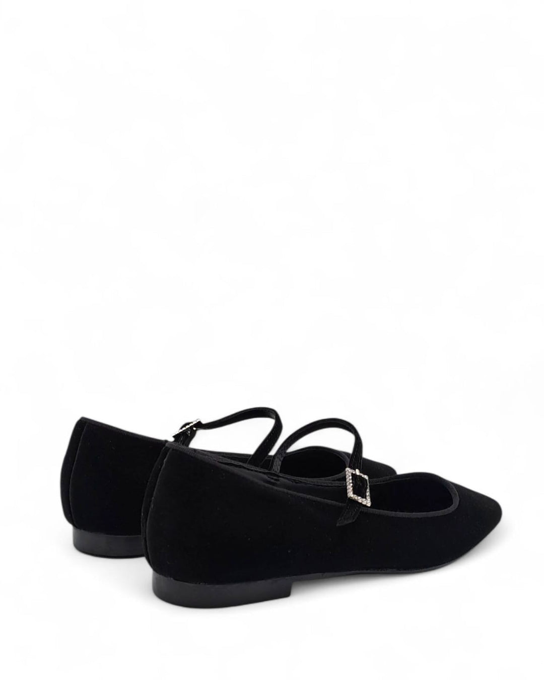 Mary Jane Silvia Velluto Nero