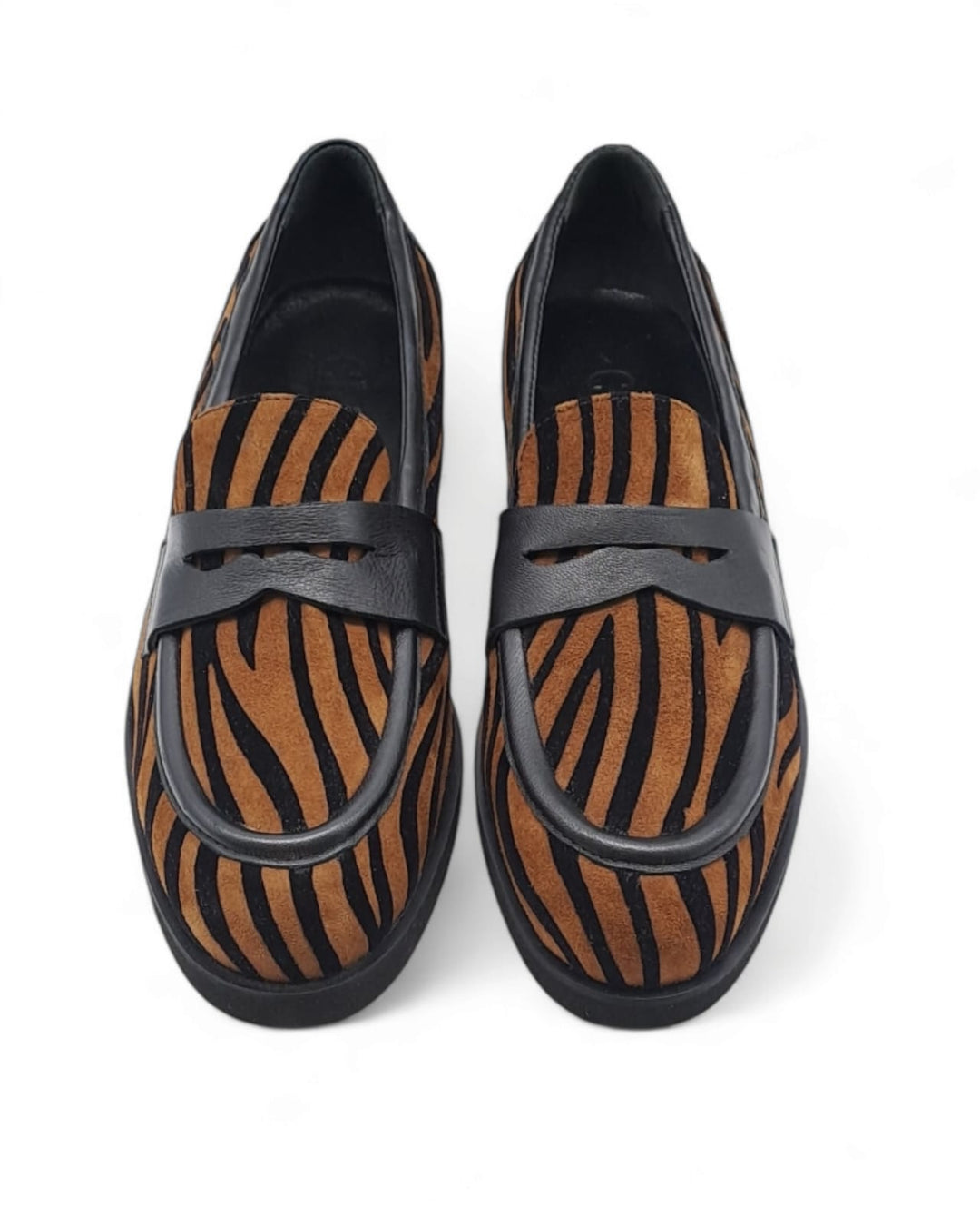 Mocassino Bendina Camoscio Zebra Tigre ChiMar