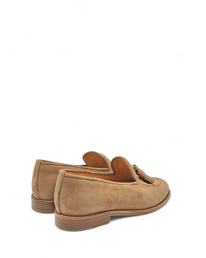 Mocassino Lione Nappine  Camoscio Cest