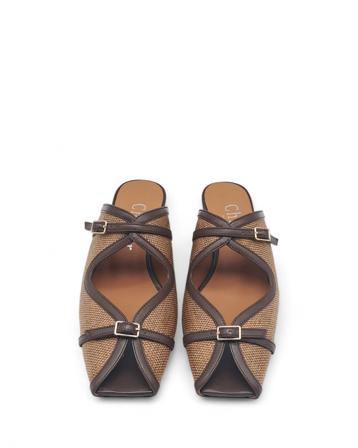 Sabot  Elodie Rafia Vintage " 6056"