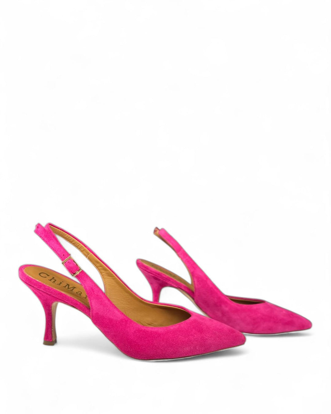 Slingback Vera Camoscio Fucsia