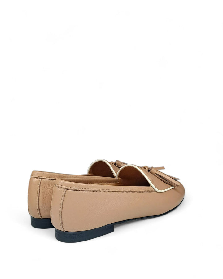Pink/Bluette Nappa Moccasin