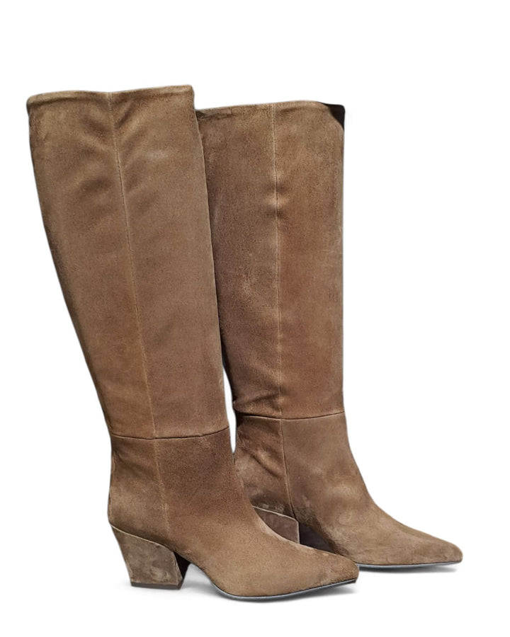 Stivali Greta Camoscio  Sigaro