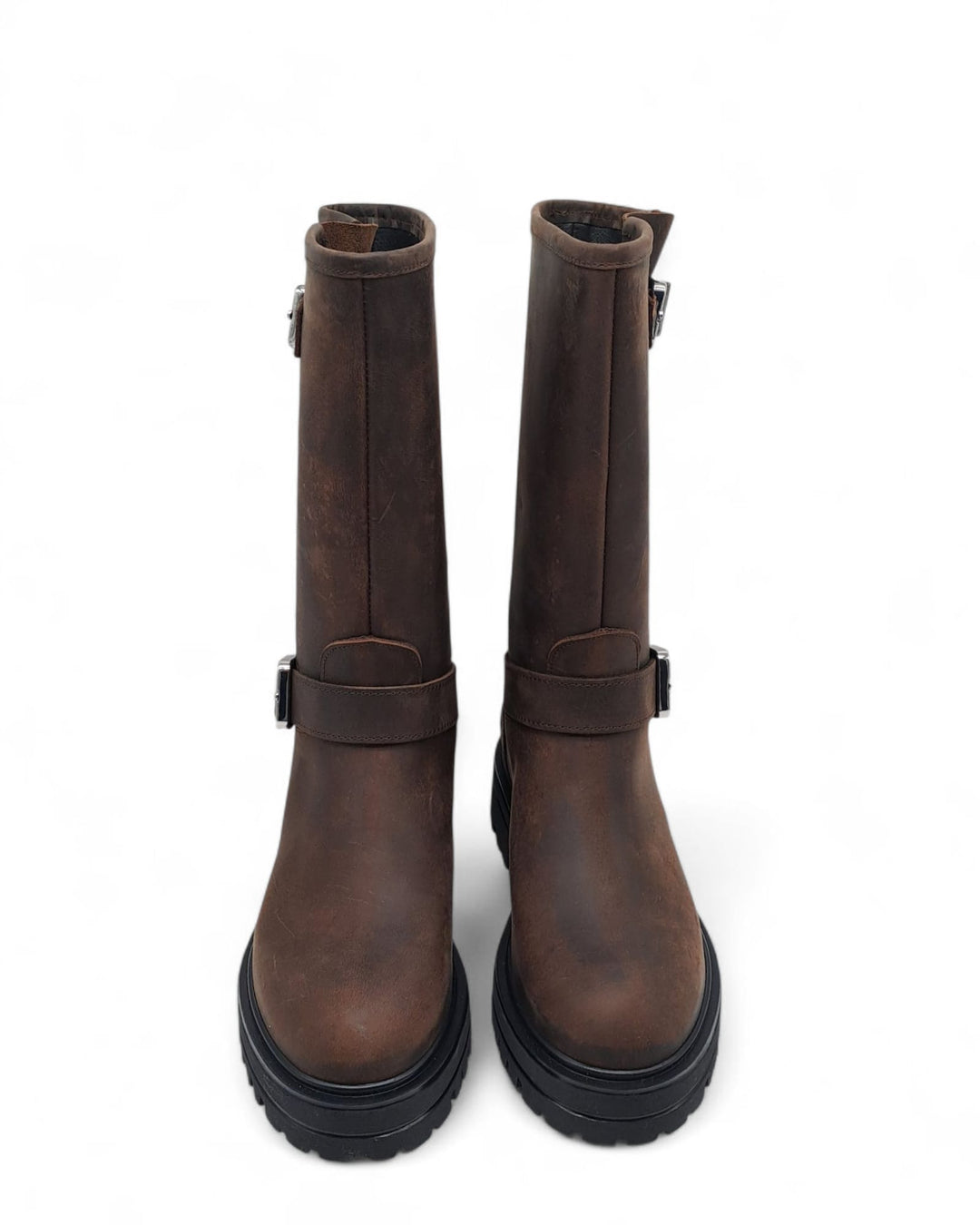 Biker Dolomiti  Pelle Anticata Testa di Moro