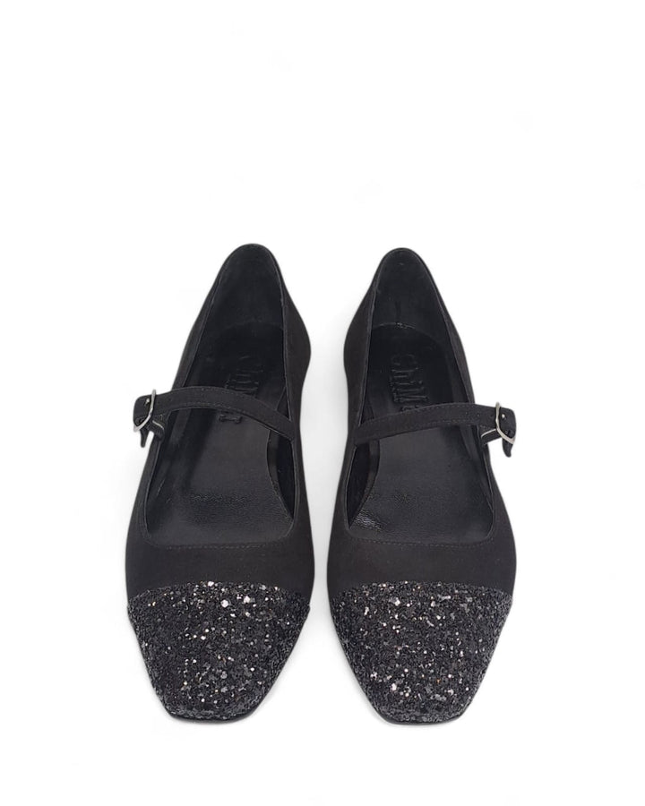 Ballerina Laura  Camoscio Nero