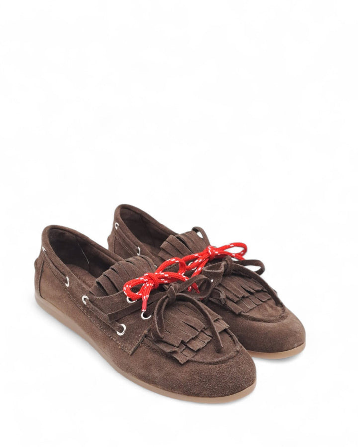 Manal Tassel Moccasin Suede TDM