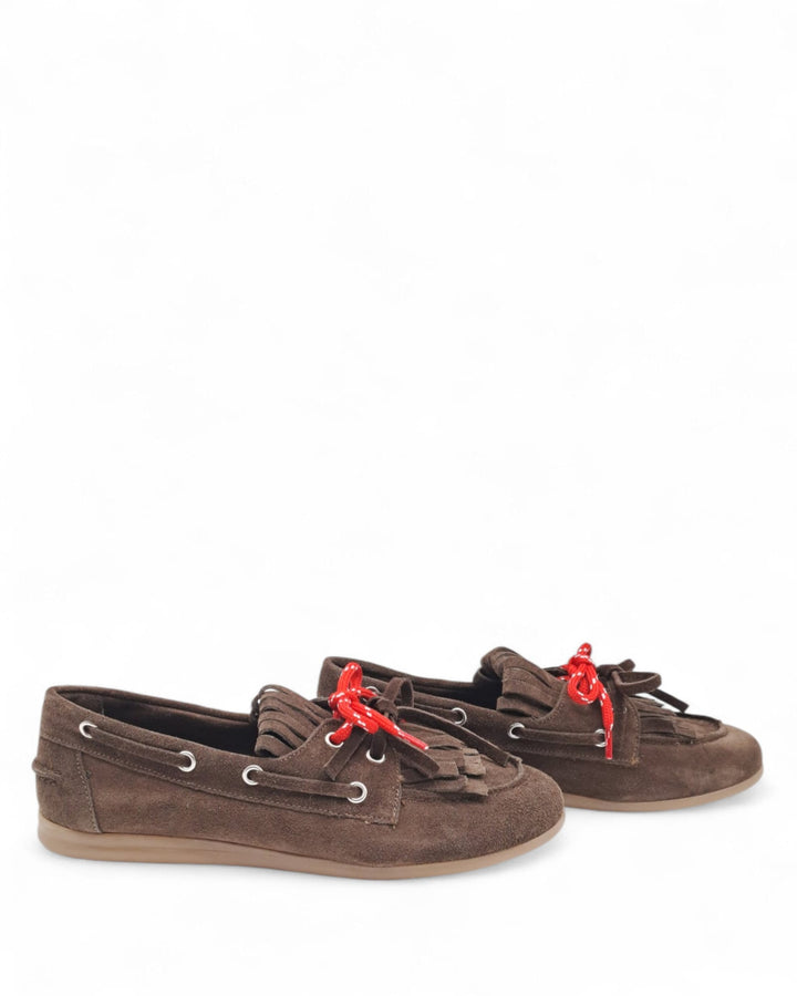 Manal Tassel Moccasin Suede TDM