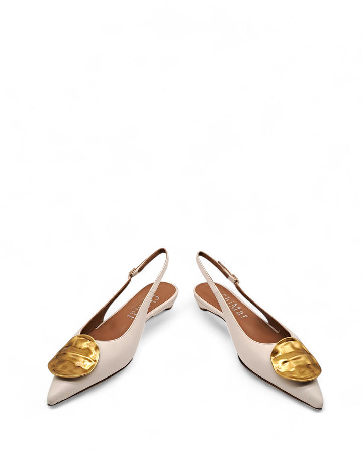 Slingback Elena Nappa Milk