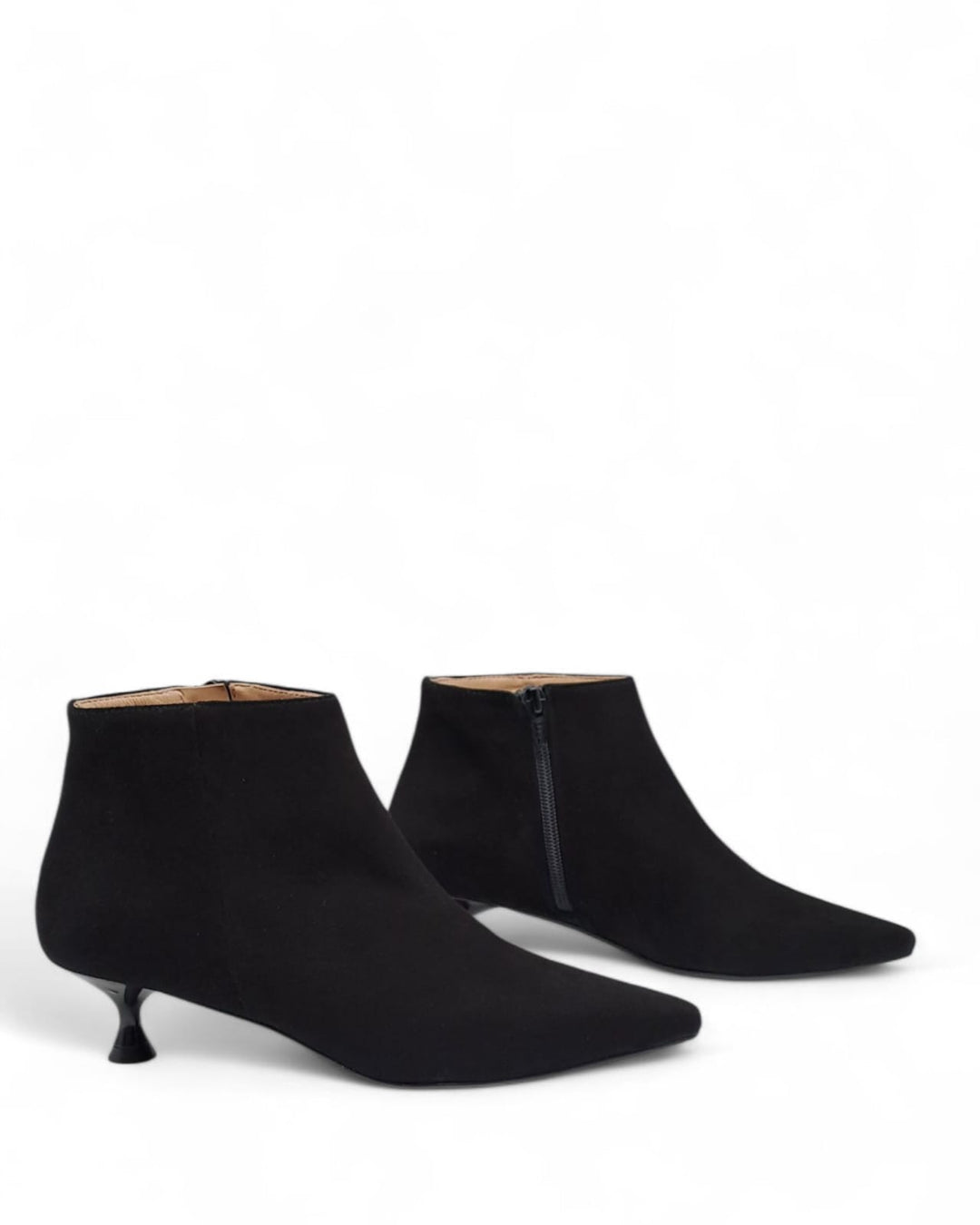 Tronchetto Elisa Camoscio  Nero