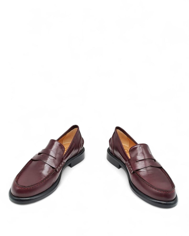 Mocassino Paris Bendina  Pelle Egeo Vino