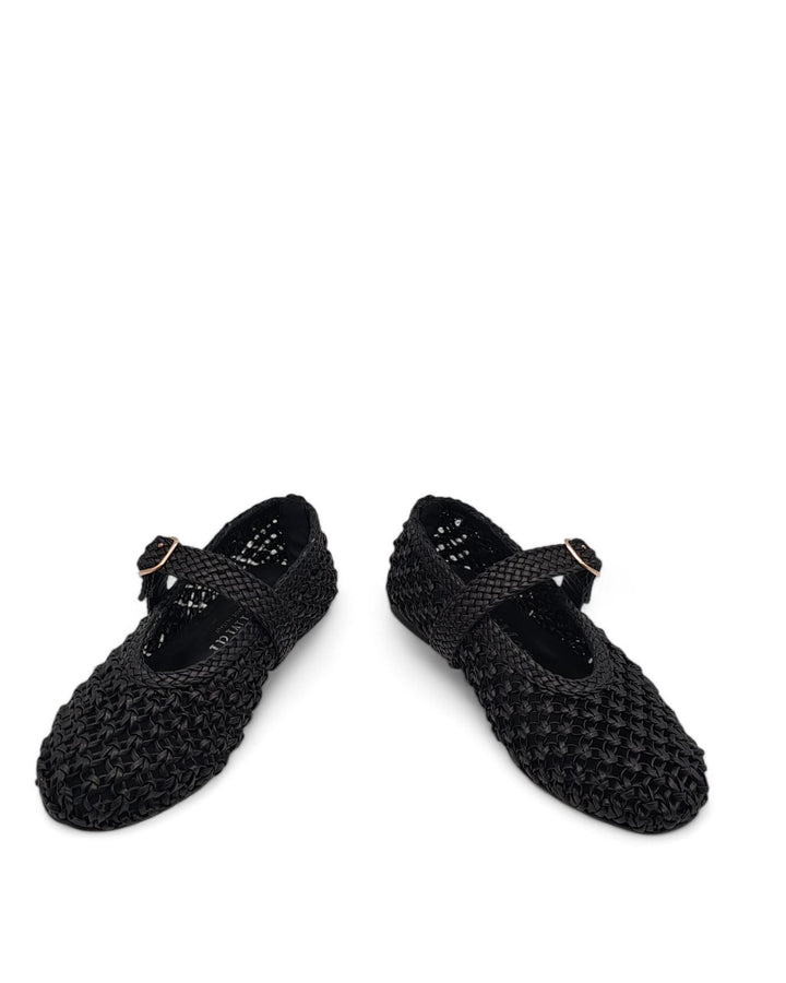 Ballerina Flavia Black Weave