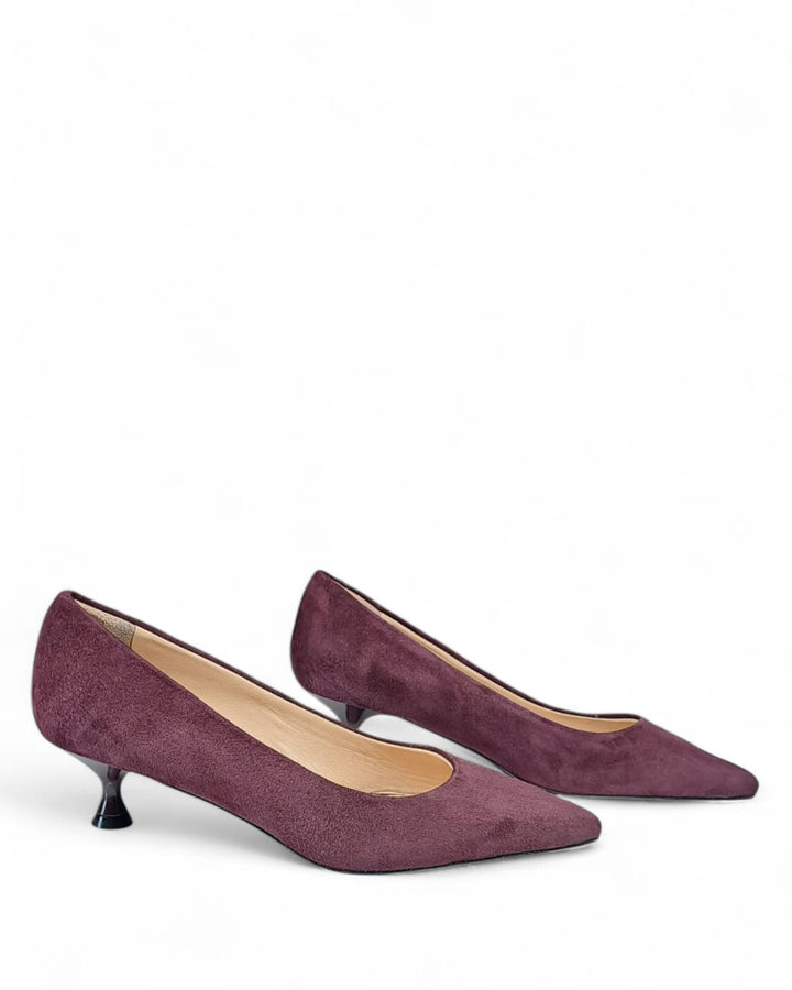 Décolleté Lara Camoscio  Vino