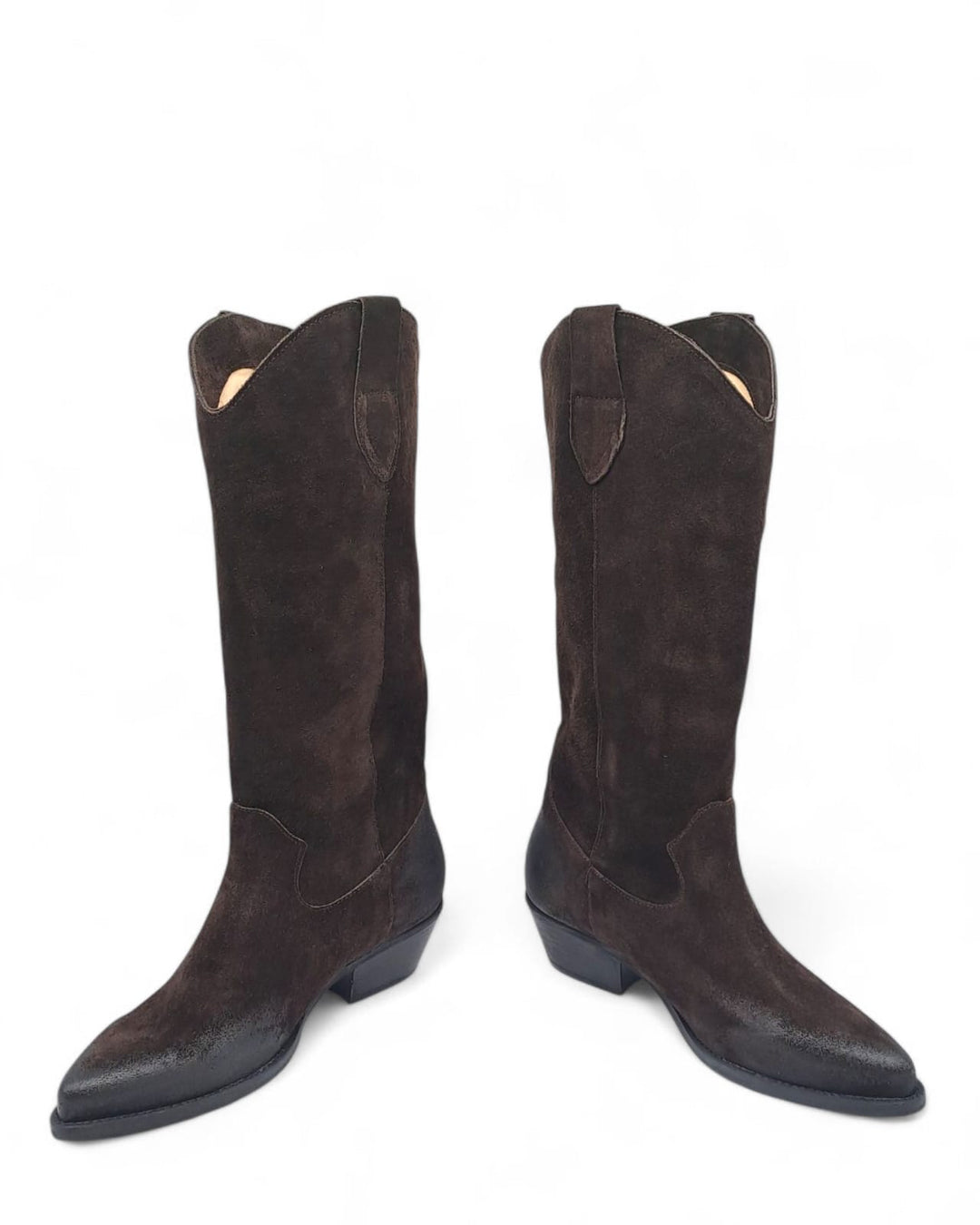 Texano Dallas  Camoscio Spazzolato  Testa di Moro