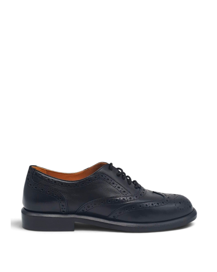 Stringate  Paris Pelle  Nero