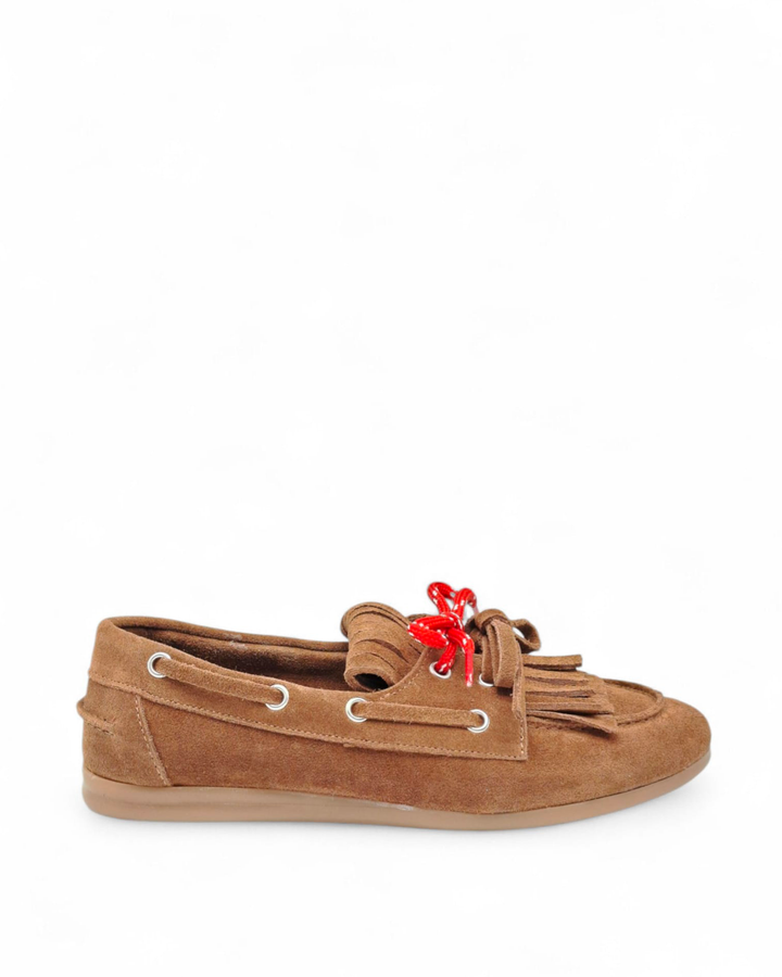 Manal Tassel Moccasin Suede TDM