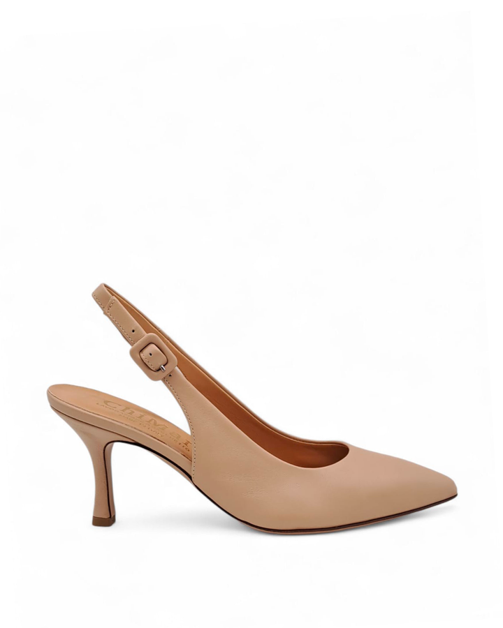 Slingback Diletta Nappa Nude