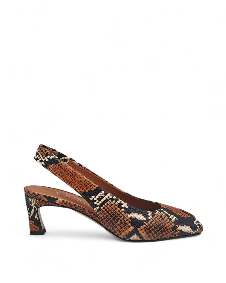 Slingback Loredana Pitone Cuoio
