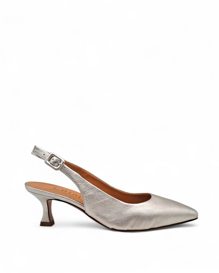 Slingback Diletta Wash Milk Nero  T5,5s