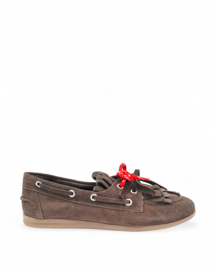 Manal Tassel Moccasin Suede TDM