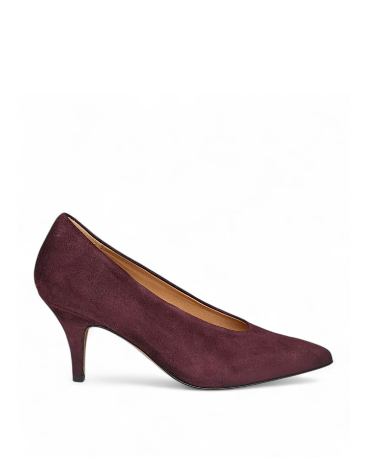 Décolleté Sacchetto Adele Camoscio  Vino