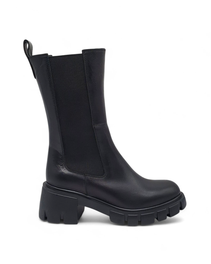 Combat boots Tiffany Vitello Nero