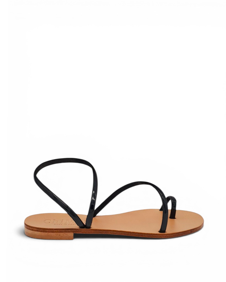 Bronze Laminated Sissi Sandal