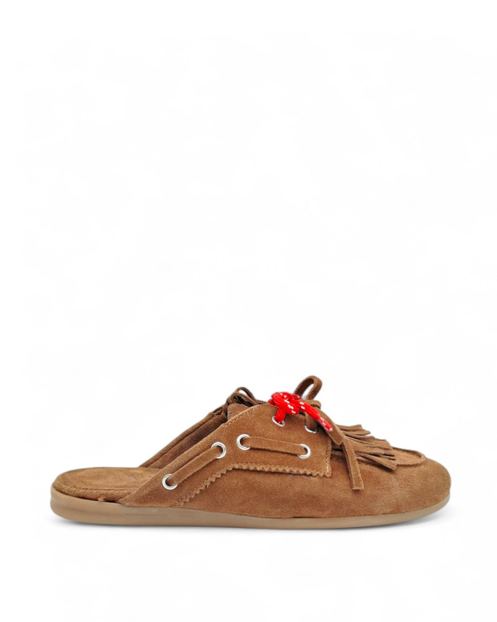 Manal Tassel Moccasin Suede TDM